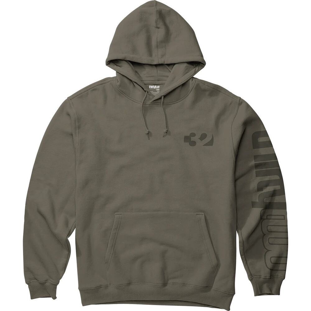 ThirtyTwo Men's Double Pullover Hoodie Sweatshirt in Military